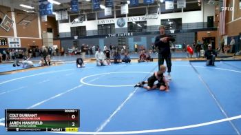 42-45 lbs Round 1 - Colt Durrant, Morgan Wrestling Club vs Jaren Mansfield, Empire Battle School