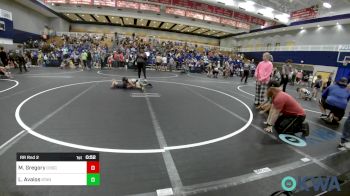 49 lbs Rr Rnd 2 - Mason Gregory, Choctaw Ironman Youth Wrestling vs Liam Avalos, Standfast