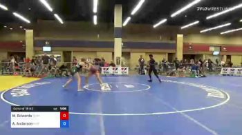 57 kg Consi Of 16 #2 - Morgan Edwards, Team Pennsylvania vs Andee Anderson, Arizona Girls Wrestling