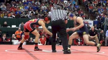 160 lbs finals Quinton Hiles Brecksville vs. Dakota Sizemore Moeller