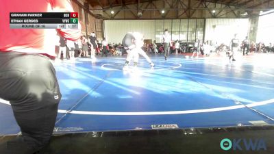 132 lbs Round Of 16 - Graham Parker, Bishop Kelley vs Ethan Gerdes, Verdigris Youth Wrestling
