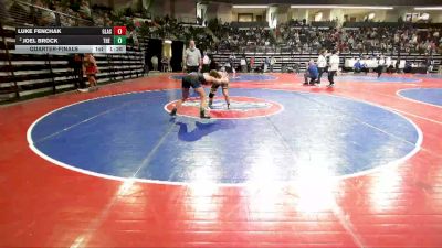 140 lbs Quarterfinal - Luke Fenchak, Glasgow Wrestling Academy vs Joel Brock, The Storm Wrestling Center