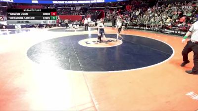 1A 106 lbs Semifinal - Brandon Gaither, Stanford (Olympia) vs Steven Uden, Fithian (Oakwood)