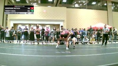 145 lbs Round Of 64 - Josephine Rettich, Reign WC vs Trinity Wahl, Reality