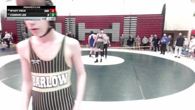 106 lbs Round Of 16 - William Areklett, Joel Barlow vs Sean Sevigny, Notre Dame-West Haven
