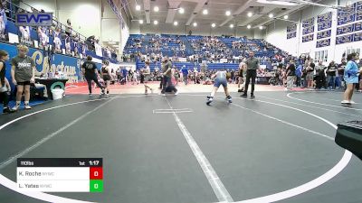 110 lbs Rr Rnd 2 - Kaleb Roche, Newcastle Youth Wrestling vs Lucas Yates, Newcastle Youth Wrestling