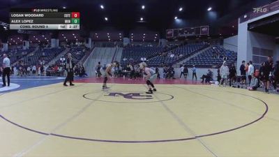 133 lbs Cons. Round 4 - Alex Lopez, Montreat College vs Logan Woodard, Cumberland (Tenn.)