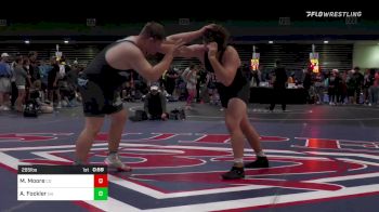 285 lbs Semifinal - Matthew Moore, CO vs Aidan Fockler, OH