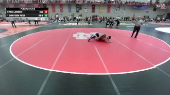 165 lbs Champ. Round 1 - Kyan Larson, Olivet vs Brayden Peet, Wisconsin-Whitewater