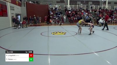 113 lbs Consi Of 8 #2 - Patrick Lingafelt, Strong Rock Christian School vs Teddy Fleiss, St. Mark's School Of Texas