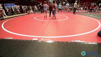 64 lbs Rr Rnd 4 - Kyson Barnett, Twin Hills vs Caleb Johannesen, Collinsville Cardinal Youth Wrestling