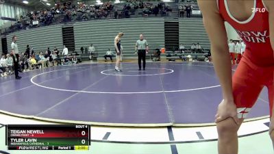 157 lbs Quarterfinals (8 Team) - James Grimme, Indianapolis Cathedral vs Griffin Van Tichelt, Crown Point