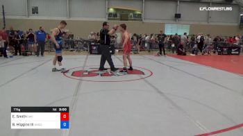 77 kg Round Of 16 - Eddie Smith, Dubuque Wrestling Club vs Billy Higgins III, Northern Colorado