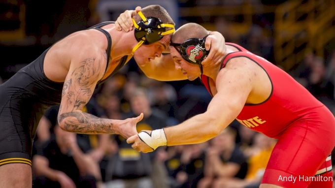 #2 Ohio State vs #5 Iowa Wrestling Live Updates