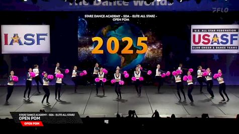 Starz Dance Academy - SDA - Elite All Starz - Open Pom [2025 Open Pom Semis] 2025 The Dance Worlds
