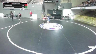 Semis - Kiana Lien, Sunnyvale Wrestling Club vs Alexa Herrera, Dethrone Wrestling Club