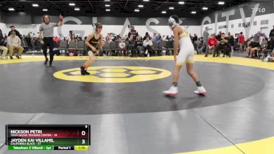 70 lbs Quarterfinals (8 Team) - Jayden Kai Villamil, California Black vs Nickson Petri, Team Nazar Training Center