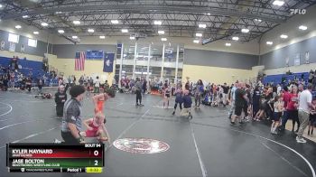 85 lbs Round 3 - Mason Gantt, Ninety Six Wrestling vs Jadan Pagan, Mighty Warriors