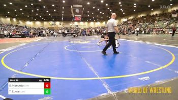 83 lbs Quarterfinal - Eli Mendoza, Daniel Cormier Wrestling Academy vs Trevor Cowan, JWC