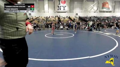 75 lbs Cons. Round 3 - Roman Stelter Stelter, Baldwinsville Wrestling Club vs Cole DeSanto, Hilton Jr Cadets Wrestling Club