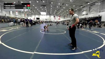 106 lbs Cons. Round 4 - Vinnie Lauria, Johnstown Pee Wee Wrestling Club vs Maxim Perry, Club Not Listed