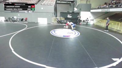 Quarters - Jonathan Jasso, Wright Wrestling Academy vs Gabriel Dela Rosa, Monterey Peninsula Wrestling Club