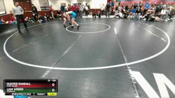 150 lbs Champ. Round 1 - Liam Weber, Sheridan vs Hunter Randall, Star Valley