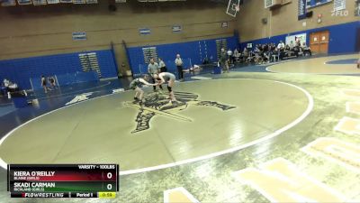 100lbs Cons. Round 6 - Kiera O`Reilly, Blaine (Girls) vs Skadi Carman, Richland (Girls)