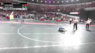 76 lbs Cons. Round 2 - Luke Kidder, Hartford vs Wyatt Trapp, Lakeland Wrestling Club