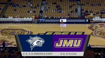 Full Replay - New Hampshire vs James Madison - 20 CAA Men's Basketball Game 28