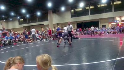 125 lbs Round 3 (6 Team) - Jamison Brandon, Ironclad Koncrete Kids vs Josh Daniel, Team Misfits