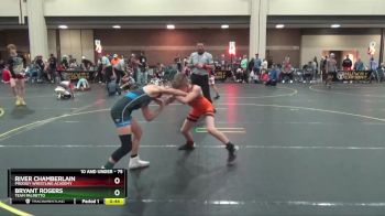 75 lbs Cons. Semi - River Chamberlain, Prodigy Wrestling Academy vs Bryant Rogers, Team Palmetto