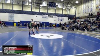 189 lbs Cons. Semi - Lewis Barrows, Colony High School vs Thor Nelson, Colony High School