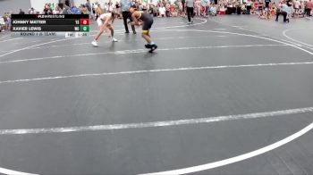 100 lbs Round 1 (6 Team) - Xavier Lewis, Wrecking Crew vs Johnny Matter, Yale Street