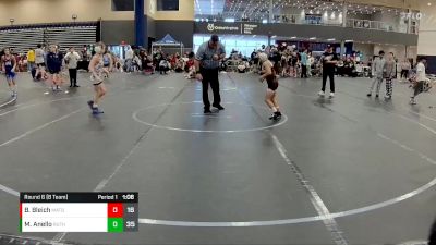 72 lbs Round 6 (8 Team) - Bradey Bleich, Mat Assassins Black vs Michael Anello, Ruthless