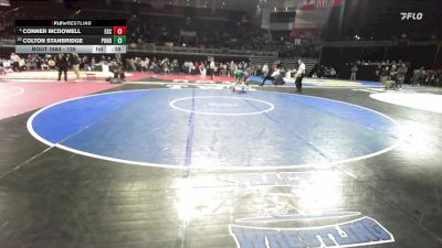 126 lbs Cons. Round 4 - Conner Mcdowell, Escalon vs Colton Stanbridge, Ponderosa