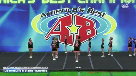 VC Tumbling & Cheer - Electric [2025 L1.1 Junior - PREP Day 1] 2025 America's Best Indy Challenge