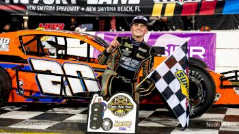 Paulie Hartwig III Reacts After Winning New Smyrna Tour-type Modified Debut