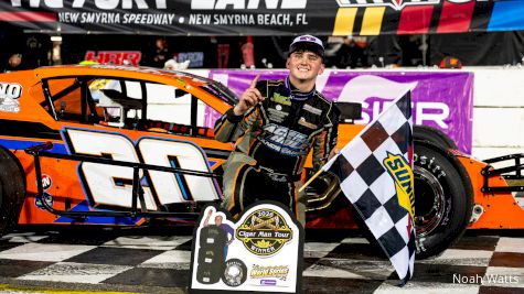 Paulie Hartwig III Reacts After Winning New Smyrna Tour-type Modified Debut