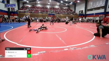 73 lbs Consolation - Riley Mcclure, Raw Wrestling Club vs Lincoln Laskey, Raw Wrestling Club