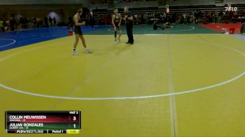 125 lbs Quarterfinal - Collin Meuwissen, Waconia vs Julian Gonzales, Albert Lea