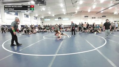 160 lbs Quarterfinal - Holden McCullough, Revival - HS vs Max Vitale, University Hawks Wrestling Club - HS