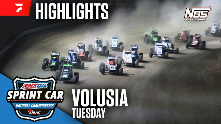 Highlights | 2026 USAC Sprints Tuesday at Volusia Speedway Park