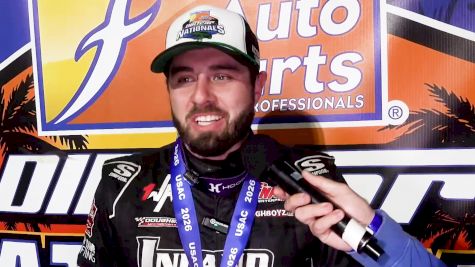 Jake Swanson Reacts After Emotional Win In USAC Sprint Car Volusia Finale