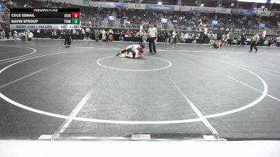 143 lbs Semifinal - Cole Genail, Atchison Wrestling Club vs Gavin Stroup, Team Action