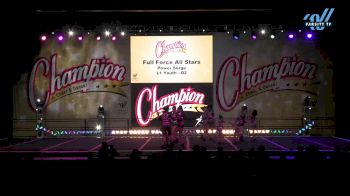 Full Force All Stars - Power Surge [2024 L1 Youth - D2 Day 1] 2024 Champion Cheer and Dance Grand Nationals