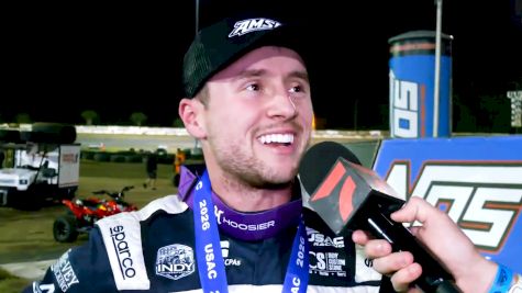 Logan Seavey Reacts After First Ocala Win With USAC Sprint Cars