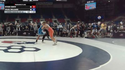 190 lbs Cons. Sub-rd Of 32 - Ryker Smith, Oklahoma vs Kalel Williams, Michigan