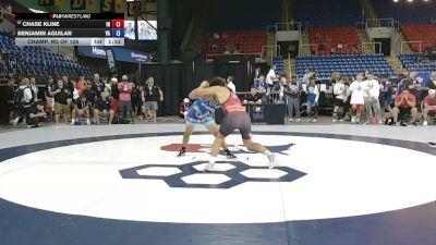 150 lbs Champ. Rd Of 128 - Chase Kline, Indiana vs Benjamin Aguilar, Virginia
