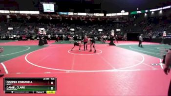 176 lbs Champ. Round 3 - Cooper Cornwell, BKW1 vs Daniel Clark, Unattached